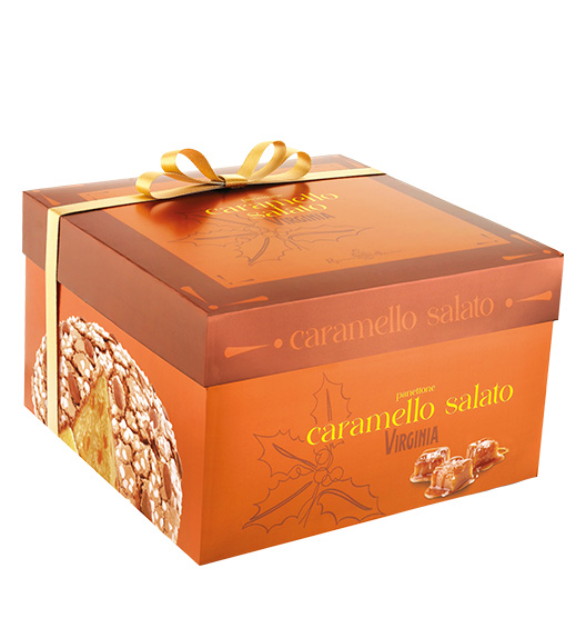 Panettone mit gesalzenem Karamell